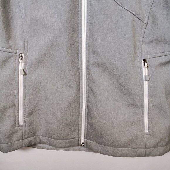 The North Face Women's Medium Gray Windwall Fulll Zipper Jacket - Picture 3 of 13